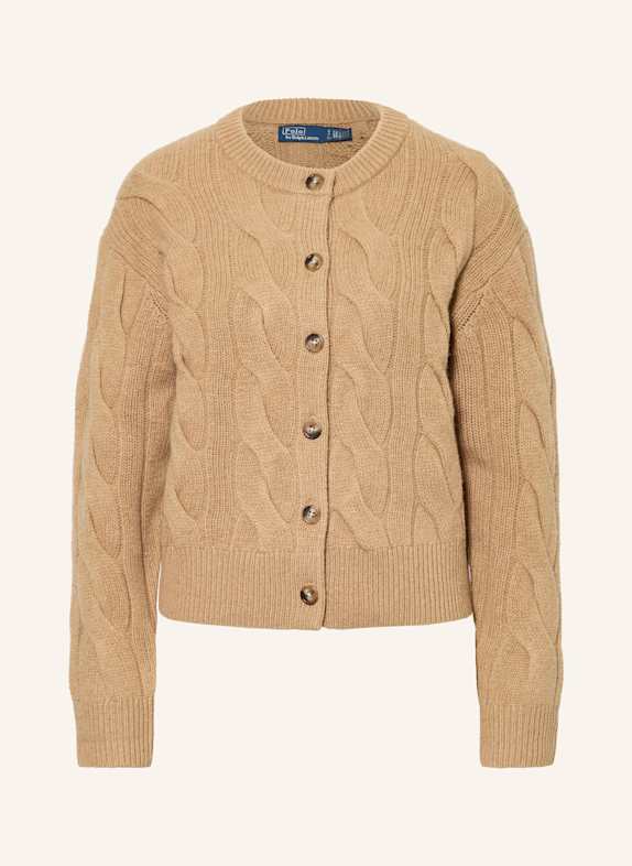 POLO RALPH LAUREN Strickjacke COGNAC
