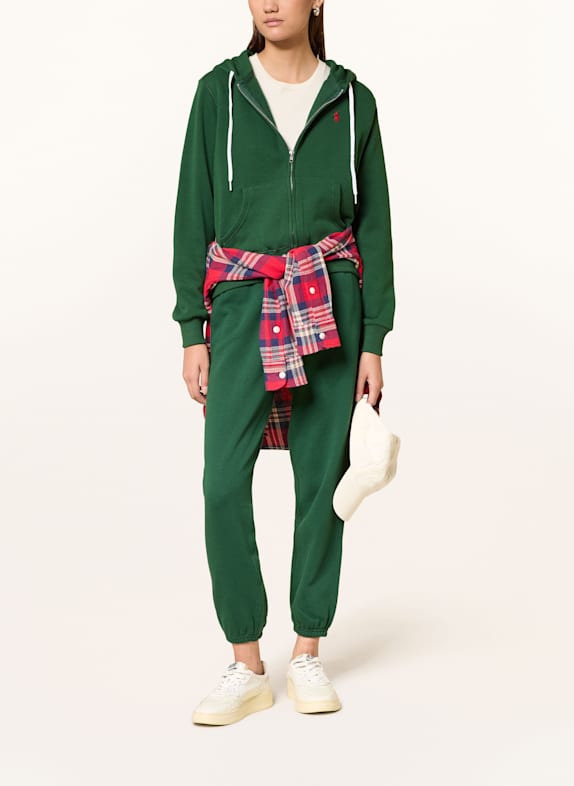 POLO RALPH LAUREN Jachetă din material tricotat VERDE