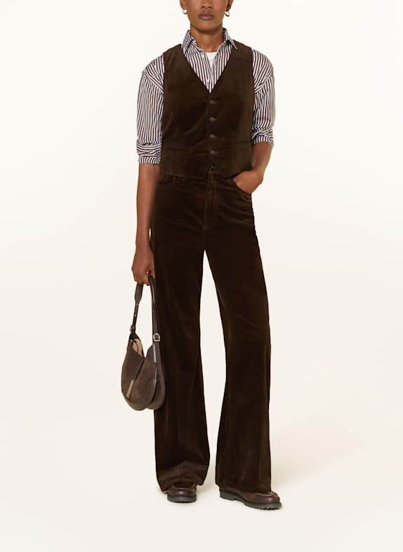 POLO RALPH LAUREN Cordweste DUNKELBRAUN