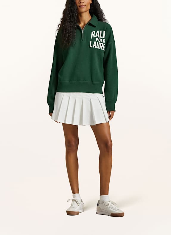 POLO RALPH LAUREN Sweatshirt fabric polo shirt GREEN