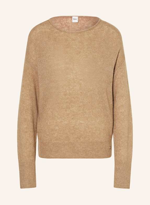 BRAX Sweter LISA CAMELOWY