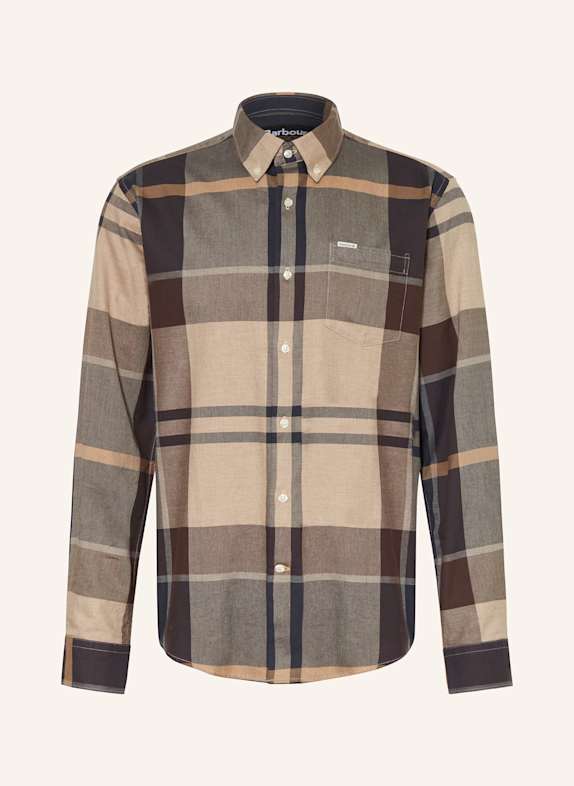 Barbour Hemd Regular Fit BRAUN / DUNKELBLAU / BEIGE