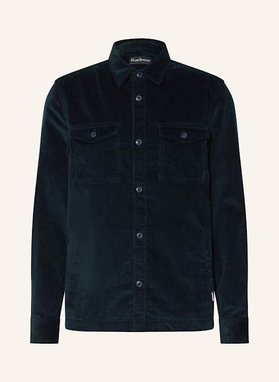 Barbour Cord-Overshirt DUNKELBLAU