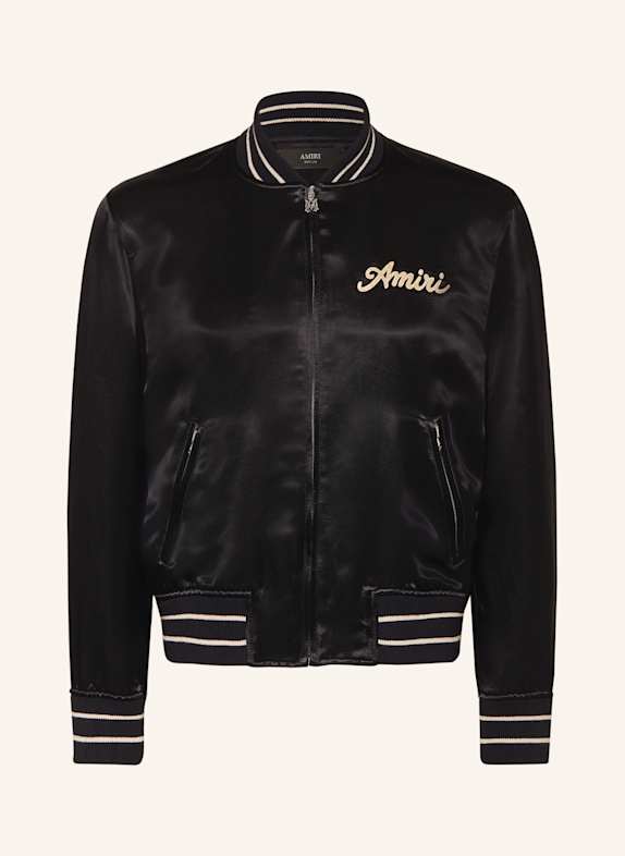 AMIRI CLUB AMIRI bomber jacket in satin BLACK
