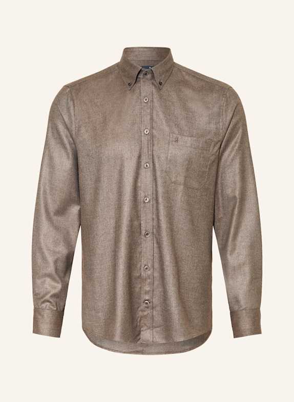 RAGMAN Hemd Comfort Fit BRAUN