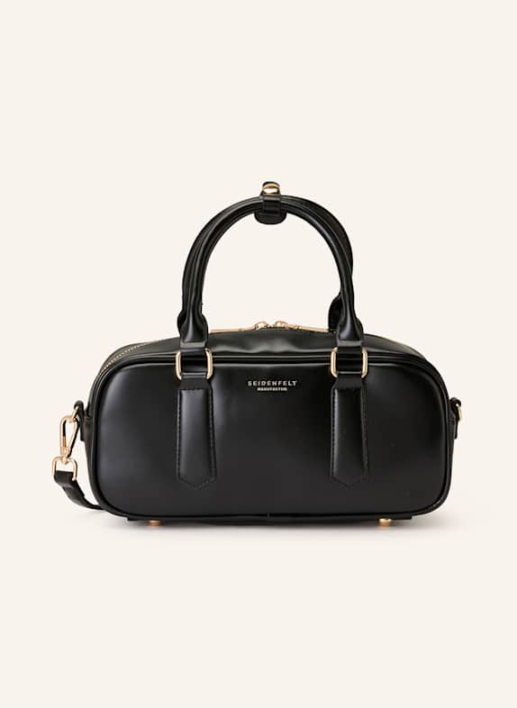 SEIDENFELT Handtasche ARVAJA BOWLING SCHWARZ