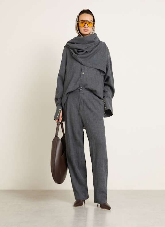 DARKPARK Marlene-broek PHEBE DONKERGRIJS