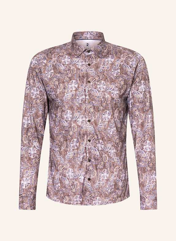 DESOTO Jerseyhemd Slim Fit HELLLILA / HELLBLAU / BLAU