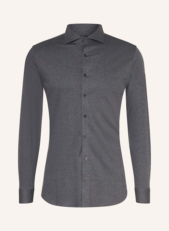 DESOTO Jerseyhemd Slim Fit DUNKELGRAU