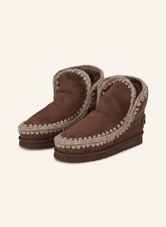 mou Boots ESKIMO 18 GLITTER LOGO mit Schmucksteinen BRAUN