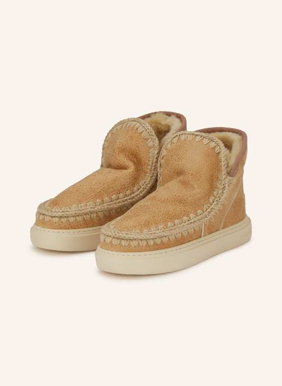 mou Boots ESKIMO SNEAKER BOLD SPEACIAL LEATHER HELLBRAUN