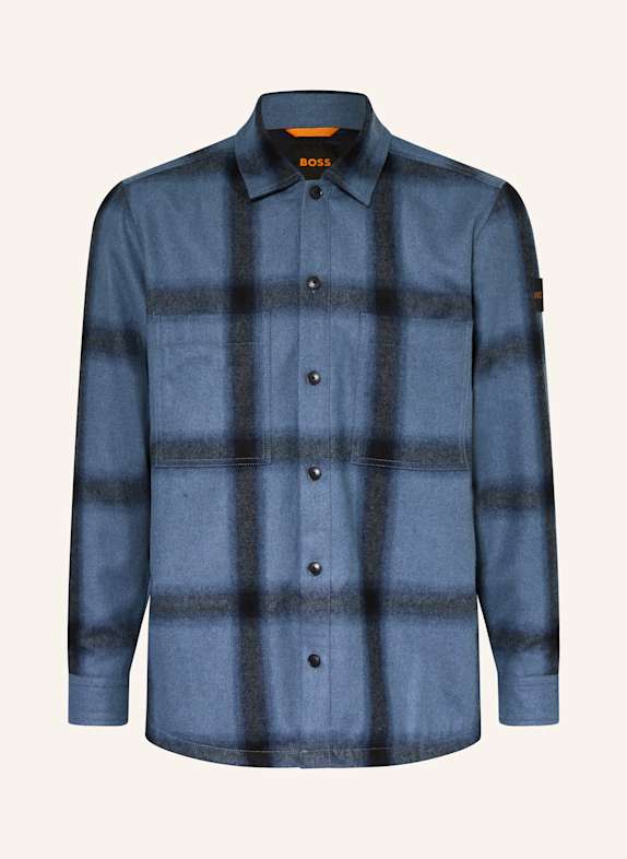 BOSS Overjacket LOCKY BLAU / DUNKELBLAU