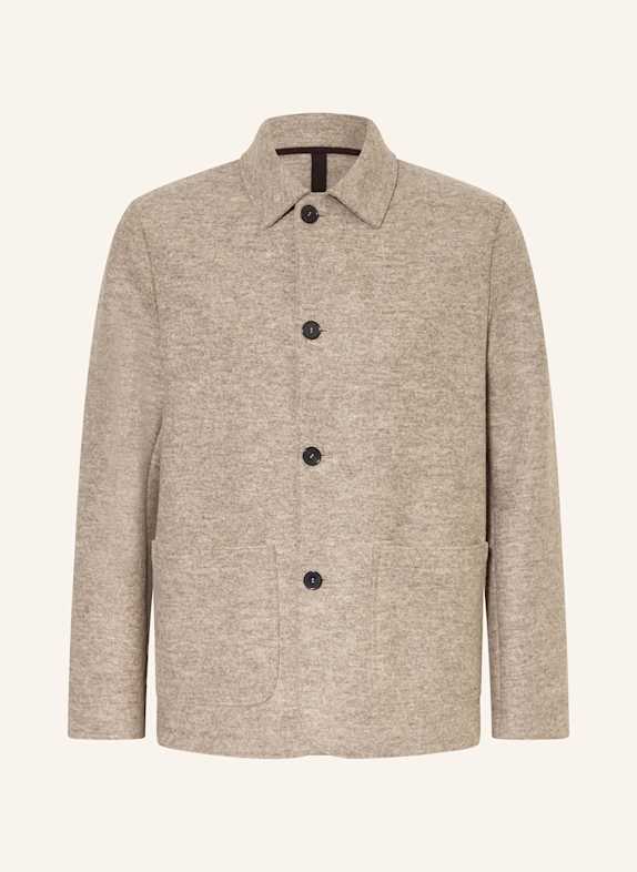 HARRIS WHARF LONDON Overjacket HELLGRAU