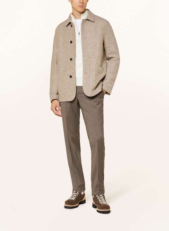 HARRIS WHARF LONDON Overjacket LICHTGRIJS