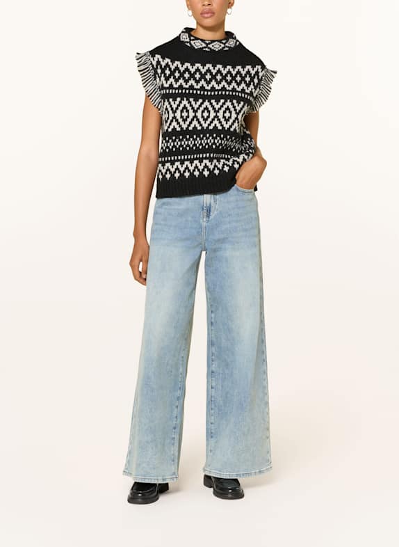 Grace Pullunder SCHWARZ / ECRU