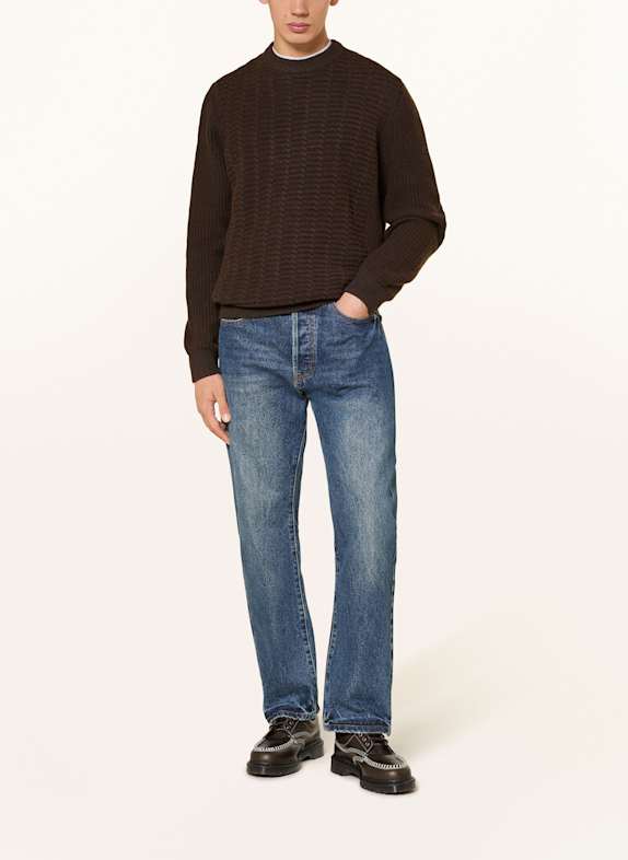 Barbour trui MARRON FONCÉ