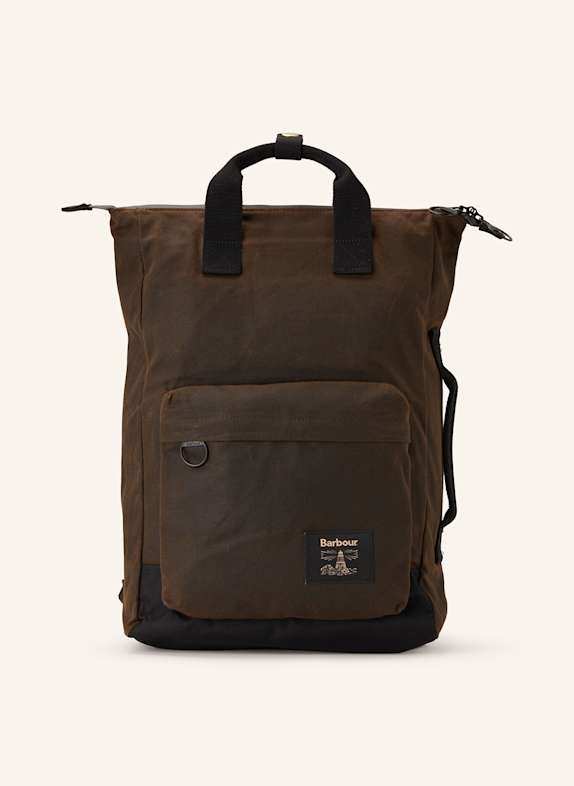 Barbour Batoh FIELD WAX OLIVOVÁ / ČERNÁ