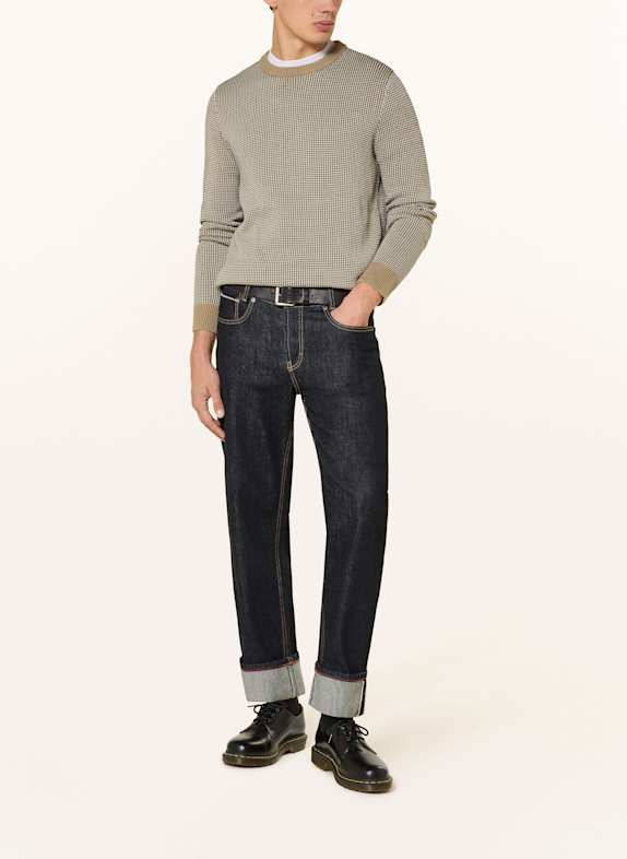 Barbour trui BEIGE / ZWART
