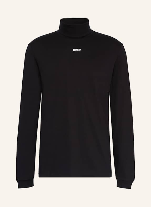 HUGO Rollkragenshirt DAPOROLLO SCHWARZ