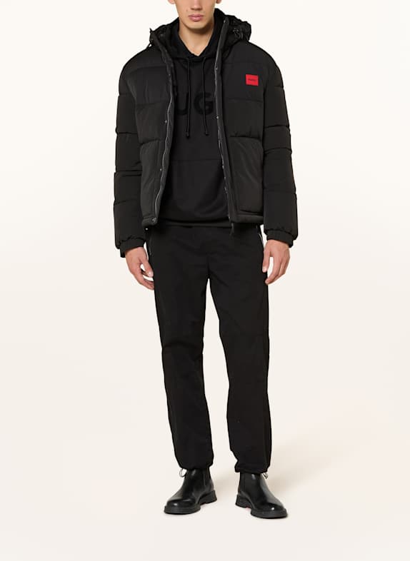HUGO BARO quilted jacket BLACK