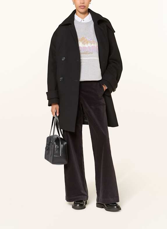 BOSS Marlenehose C_TAHILONE SCHWARZ