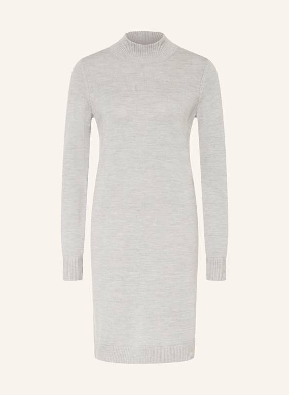 BOSS Sukienka z dzianiny FABELLAN JASNOCZARY