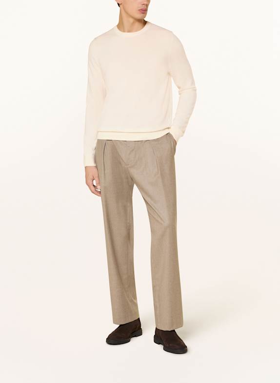 BOSS Cashmere-Pullover EMIGLIORE ECRU