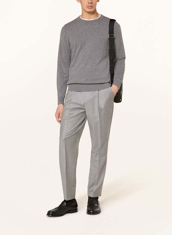 BOSS Cashmere-Pullover EMIGLIORE GRAU
