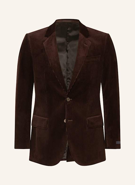 BOSS Anzugsakko SB-SUIT Slim Fit aus Cord 244 OPEN BROWN