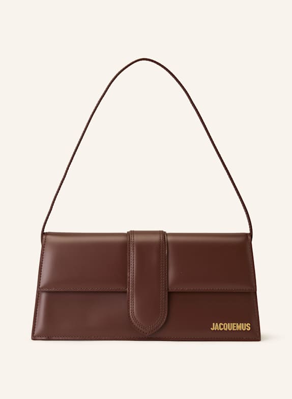 JACQUEMUS Schultertasche LE BAMBINO LONG DUNKELBRAUN