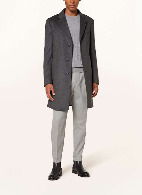 BOSS Mantel H-HYDE DUNKELGRAU