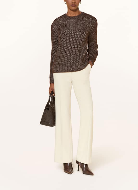 HERNO Trui met alpaca BRUIN