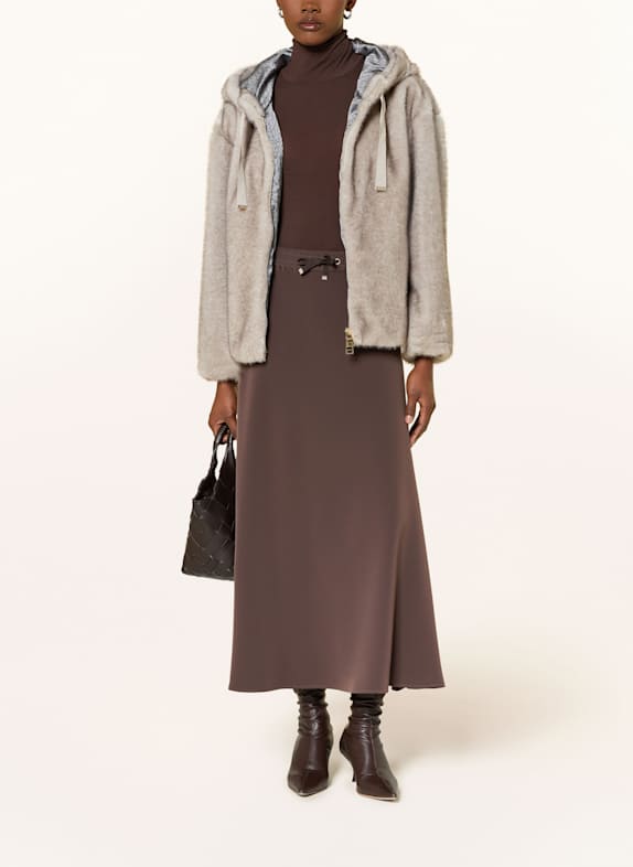 HERNO Skirt DARK BROWN