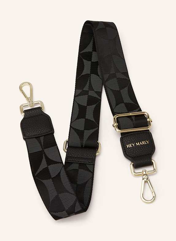 HEY MARLY Schulterriemen ICONIC STRAP SCHWARZ