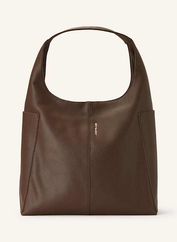 HEY MARLY ALLTIME LOVER LARGE pouch bag DARK BROWN