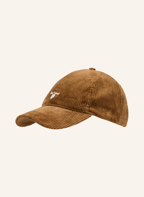 Barbour Just Don embroidered logo cap BROWN