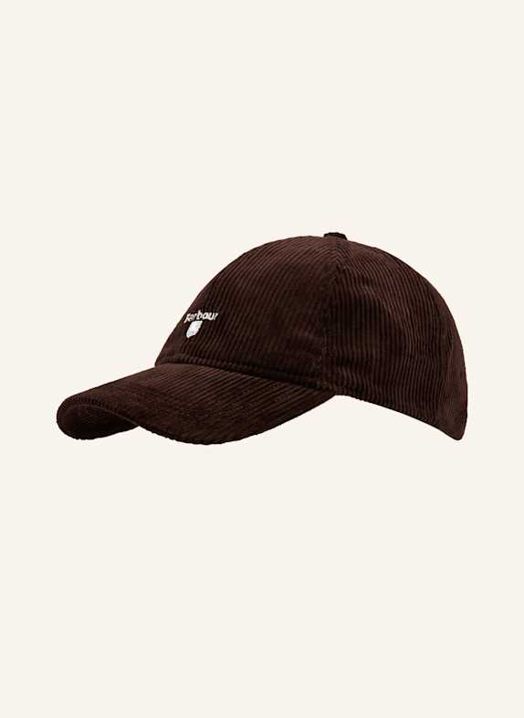 Barbour Just Don embroidered logo cap BROWN