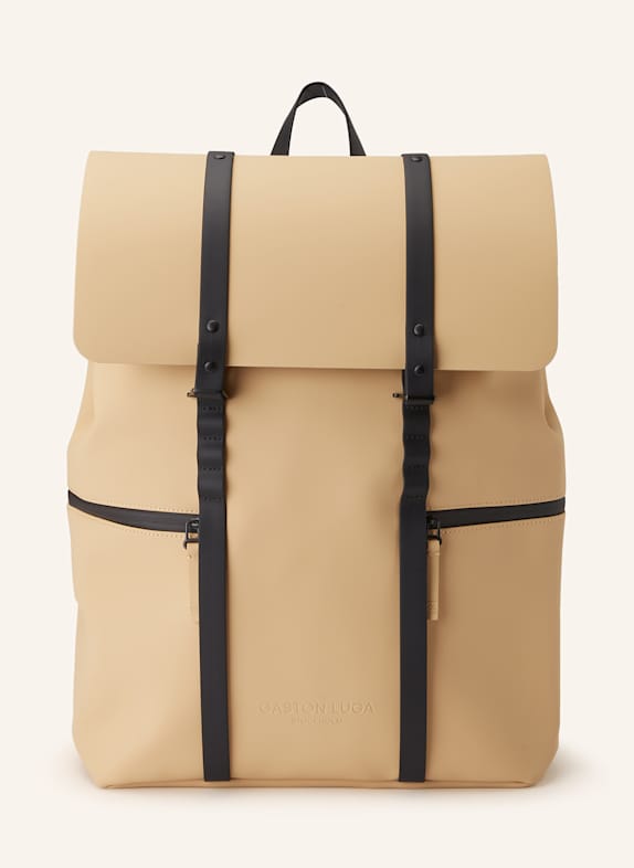 GASTON LUGA SPLÄSH 2.0 20 l backpack with laptop compartment BLACK/ BEIGE
