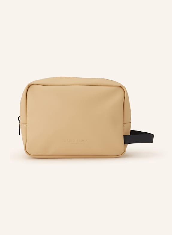 GASTON LUGA Kosmetiktasche SPLÄSH SCHWARZ / BEIGE
