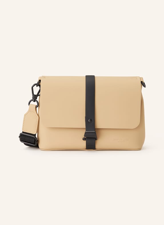GASTON LUGA Umhängetasche SPLÄSH SCHWARZ / BEIGE