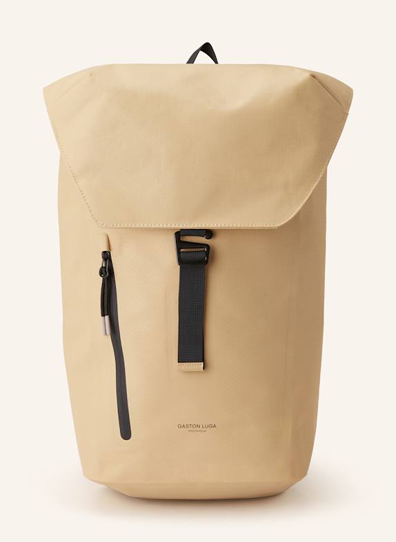 GASTON LUGA Plecak LIGHTWEIGHT DUOSEAL FLAP 18 l z przegrodą na laptopa CZARNY/ BEŻOWY