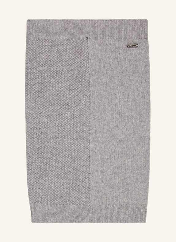 CAPO Loop-Schal mit Cashmere HELLGRAU