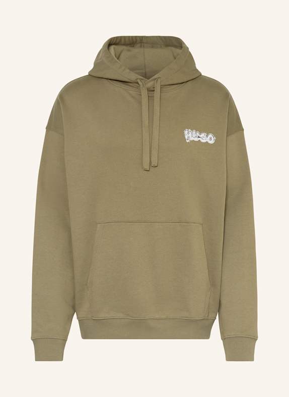 HUGO Oversized-Hoodie NYROHOOD OLIV