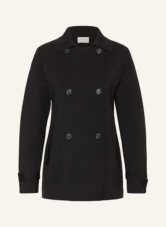 MAERZ MUENCHEN Strickjacke SCHWARZ