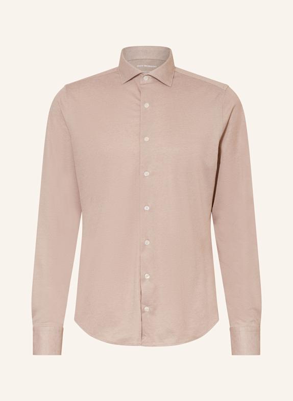 ROY ROBSON Jerseyhemd Slim Fit BEIGE