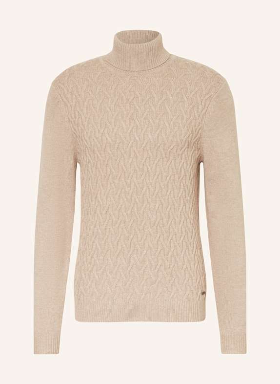 ROY ROBSON Rollkragenpullover BEIGE