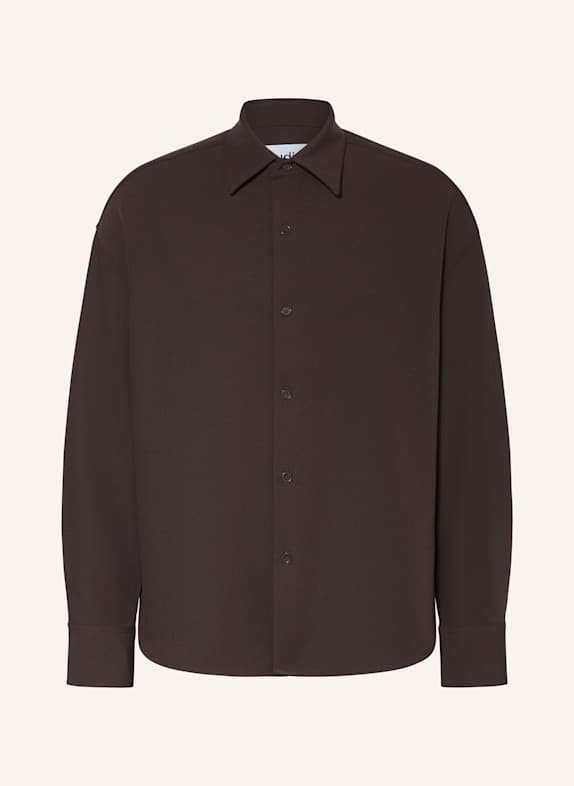 studio seidensticker Hemd STUDIO Regular Fit DUNKELBRAUN