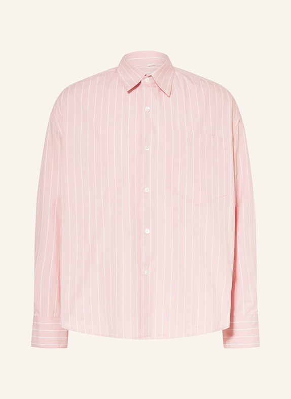 studio seidensticker Hemd Comfort Fit ROSÉ/ WEISS