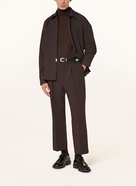 studio seidensticker Pantalon chino STUDIO coupe décontractée MARRON FONCÉ