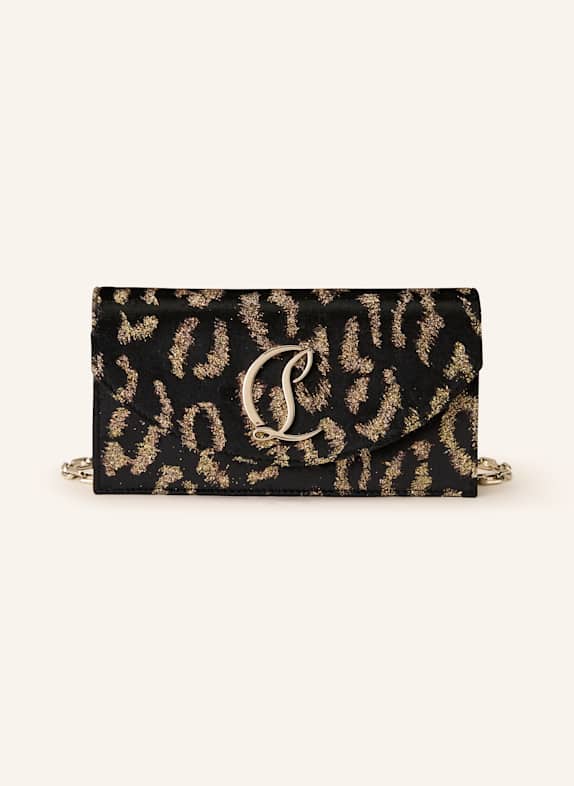 Christian Louboutin Clutch LOUBI54 SCHWARZ / ROSÉGOLD
